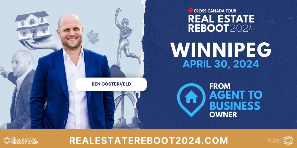 Transform your business with Ben Oosterveld’s ‘Real Estate Reboot Tour’ – scale up, stress down